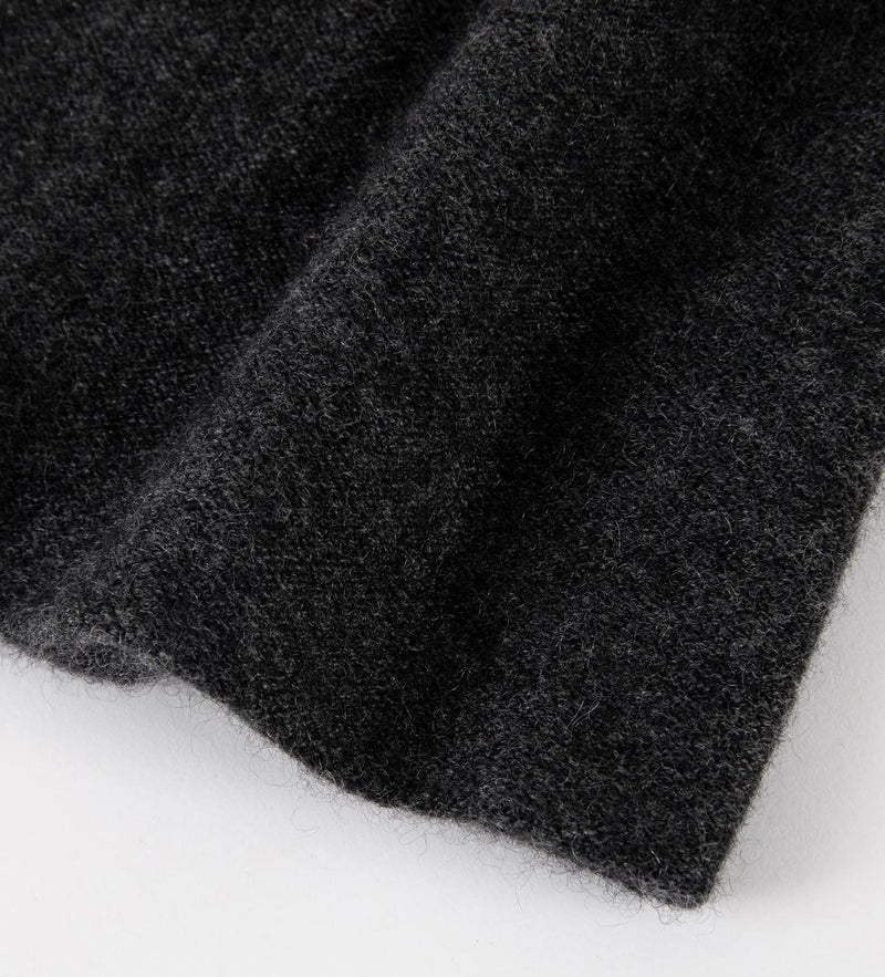 Villand 100% Cashmere Beanie for Women and Men with Gift Box, Oversized Soft Knitted Hat, Double-Layered Cashmere Ski Cap (Charcoal Gray) - Image 4