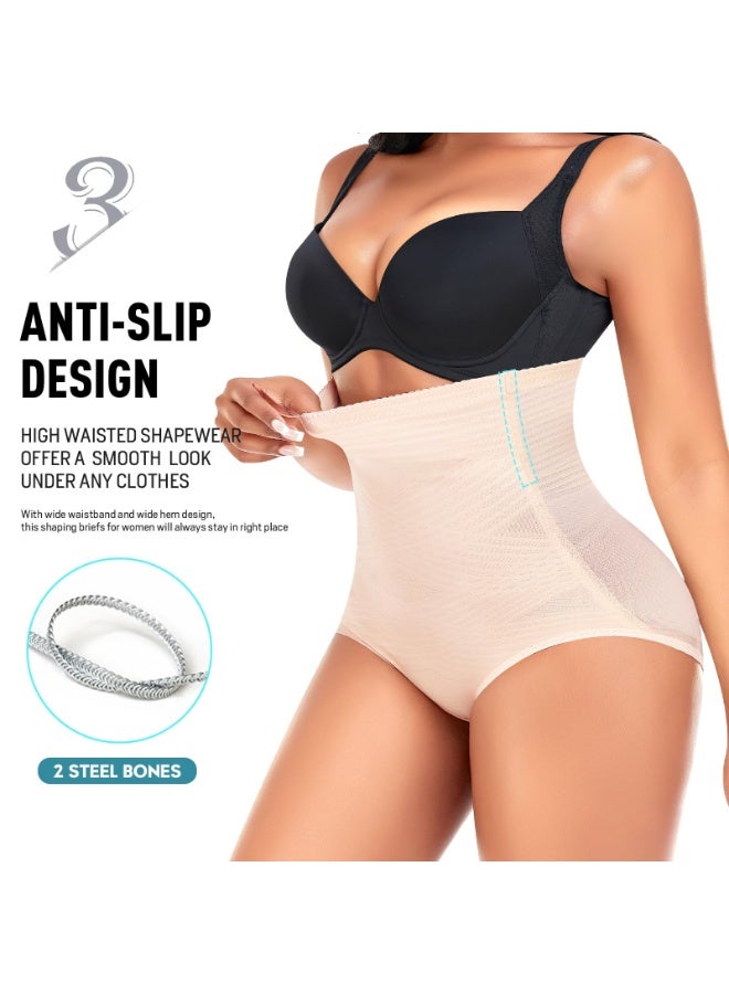 Nicor High Waist Belly Hip Control Corset Seamless Shapewear Tummy Control Shapewear Panties  Beige - Image 5