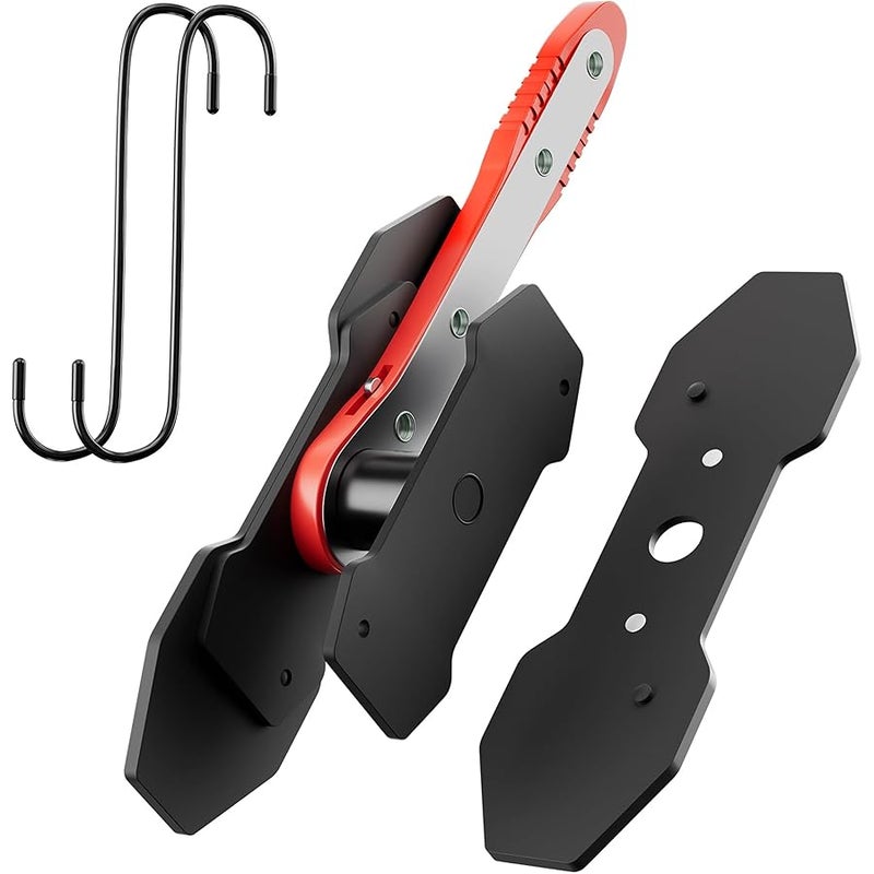 MAYESAR Brake Caliper Press, Caliper Piston Spreader and Brake Tools,Brake Caliper Piston, Brake Caliper Press Ratchet with 2 Extra pcs Steel Plates - Image 1