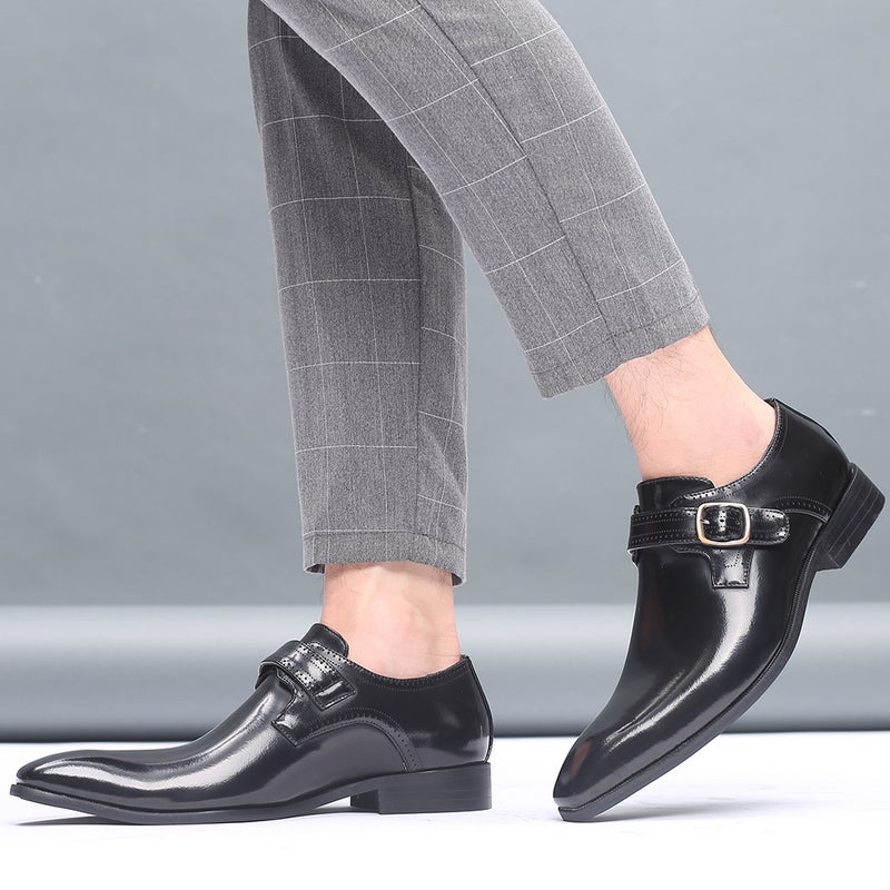 Spring Men'S Leather Shoes Business Casual Formal Men'S Shoes Square Leather Shoes Large Size Men'S Shoes Dropshipping - Image 5
