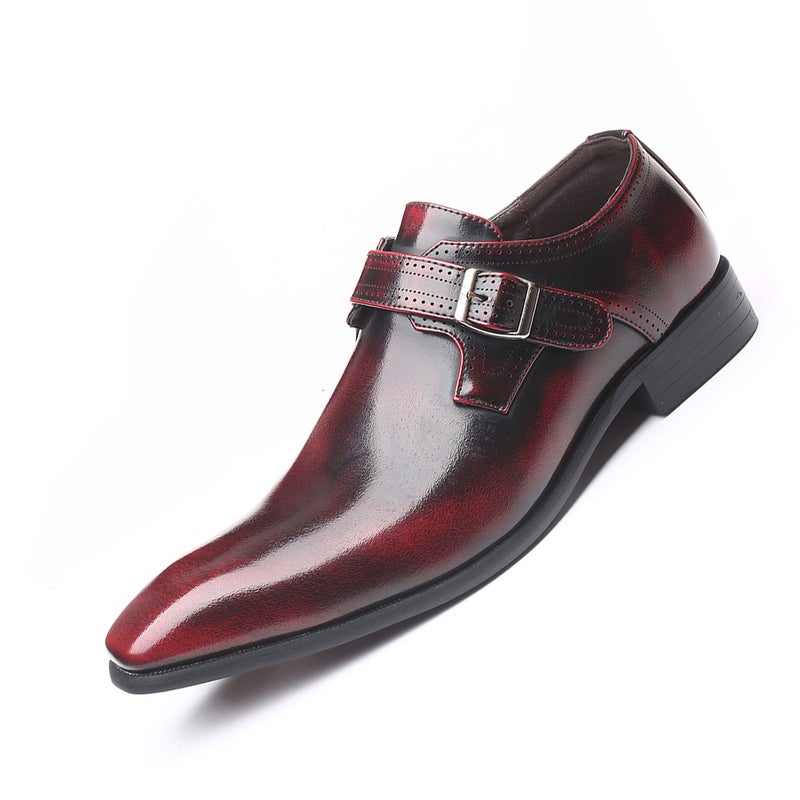 Spring Men'S Leather Shoes Business Casual Formal Men'S Shoes Square Leather Shoes Large Size Men'S Shoes Dropshipping - Image 3