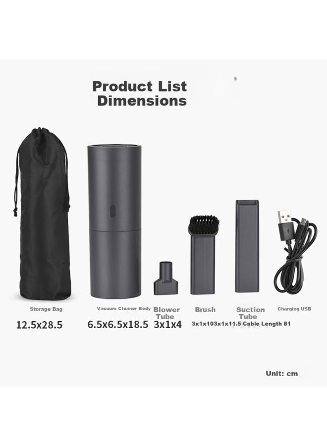 Ecola Bt17w-cp Enhanced Powerful Blower And Vacuum Cleaner For Computer Case, Keyboard, And Desktop Cleaning - Image 5
