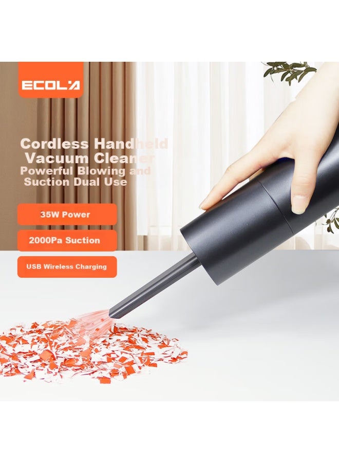 Ecola Bt17w-cp Enhanced Powerful Blower And Vacuum Cleaner For Computer Case, Keyboard, And Desktop Cleaning - Image 1
