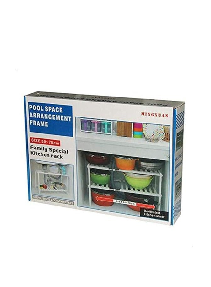 under the sink rack organizer- pool space arrangement frame - easy to assemble - Image 4
