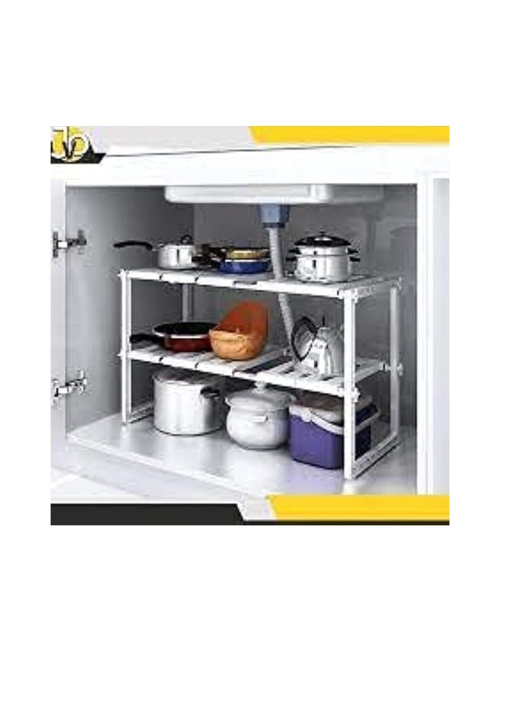 under the sink rack organizer- pool space arrangement frame - easy to assemble - Image 1