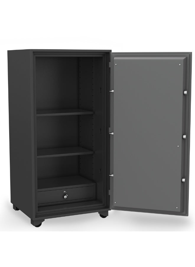 RIGID Fire Resistant Safe with Key Lock, 300Kg  - Image 4