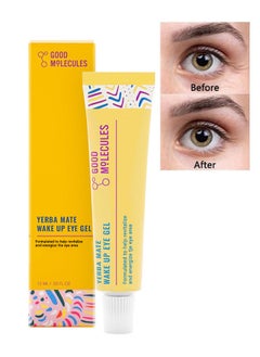 GOOD MOLECULES Yerba Mate Wake Up Eye Gel 15ml, Help Revitalize and Energize the Eye Area, Anti Wrinkles and Aging, Eliminate Swelling for All Skin Types, Eye Care  - Image 1