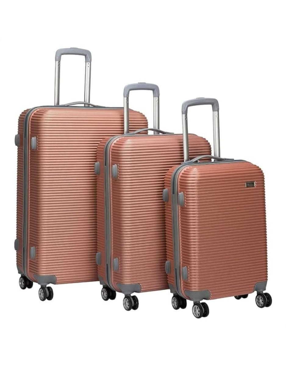 Unbreakable Spinner Luggage with TSA Lock, 4 Silent Spinner Wheels, and Double Expandable Zippers, ABS