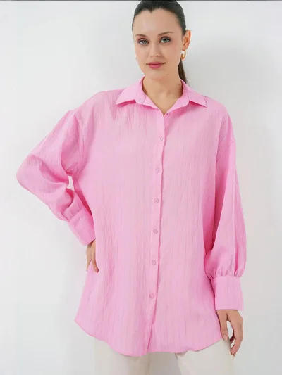 BIG DART BDART Textured Button-Up Long Sleeve Shirt