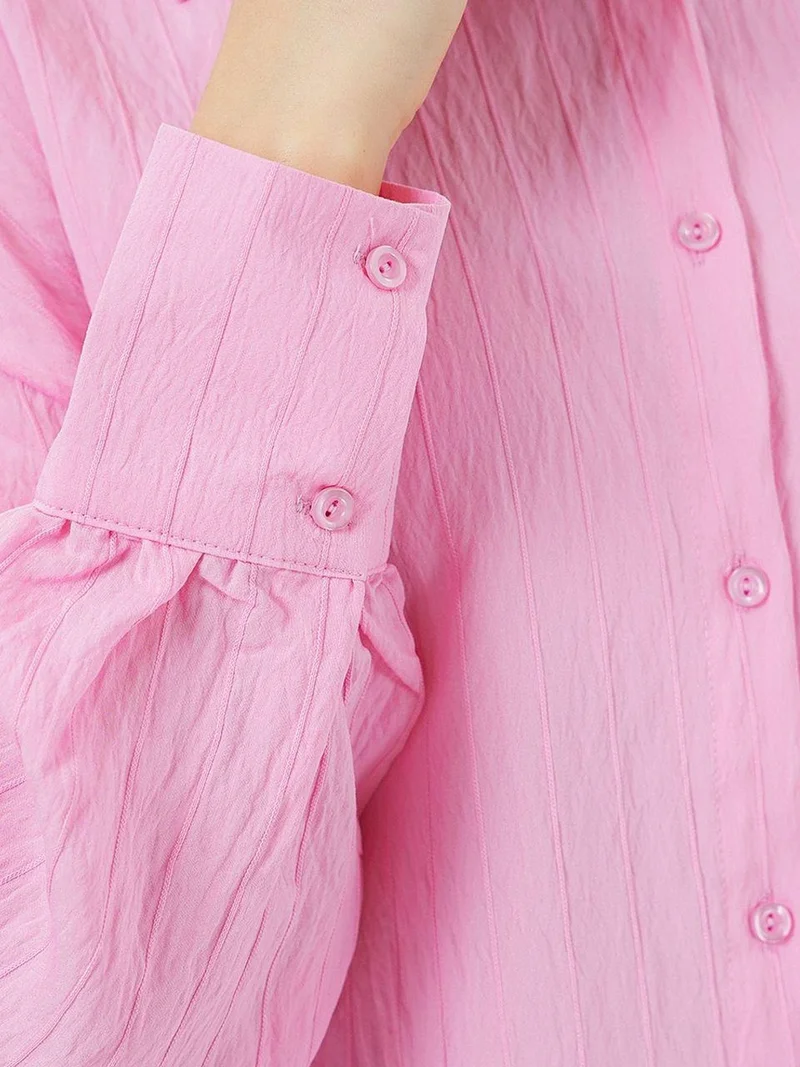 BIG DART BDART Textured Button-Up Long Sleeve Shirt