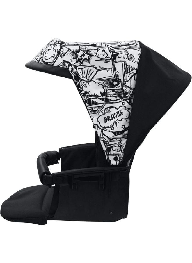 cam Combi Tris Baby Travel System - Printed White, High Quality Travel System Made In Italy, From 0 To 4 Years Old, 22 Kg, Aluminum Frame, 5-Point Safety Harness, Compact Folding Like An Umbrella - Image 5