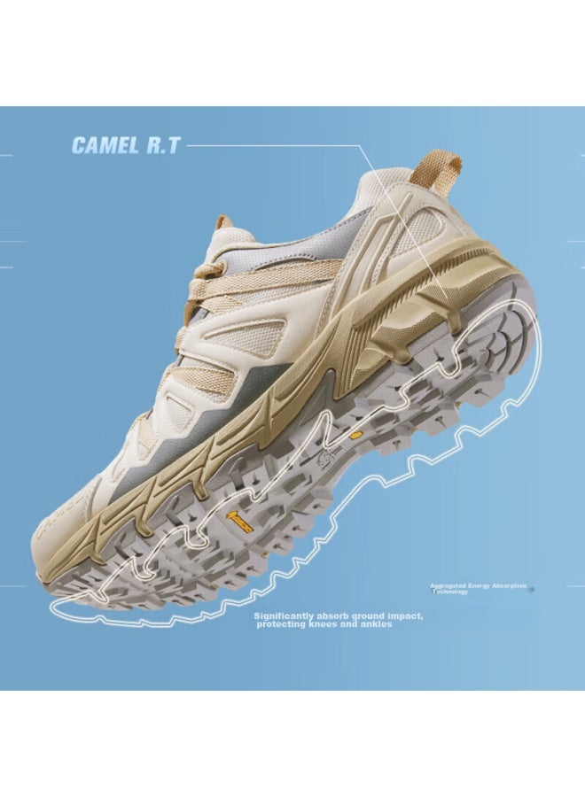 camel Camel [junlong] Outdoor Breathable Hiking Shoes For Men And Women, Non-slip Wear-resistant Casual Sports Trekking Footwear - Image 3