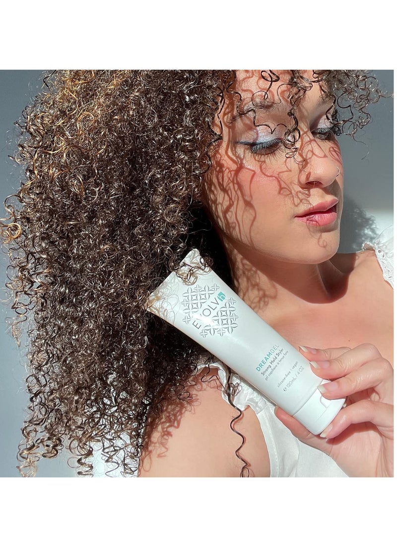 EVOLVh EVOLVh - DreamGel Flexible Hold Styling Creme Gel + Hydration | Vegan, Non-Toxic, Clean Hair Care (4 fl oz | 120 mL) PACKAGING MAY VARY  - Image 2
