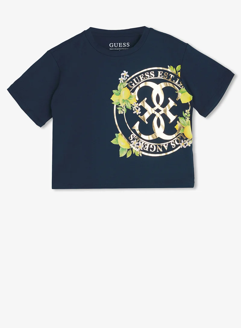 GUESS Youth Graphic Crew Neck T-Shirt