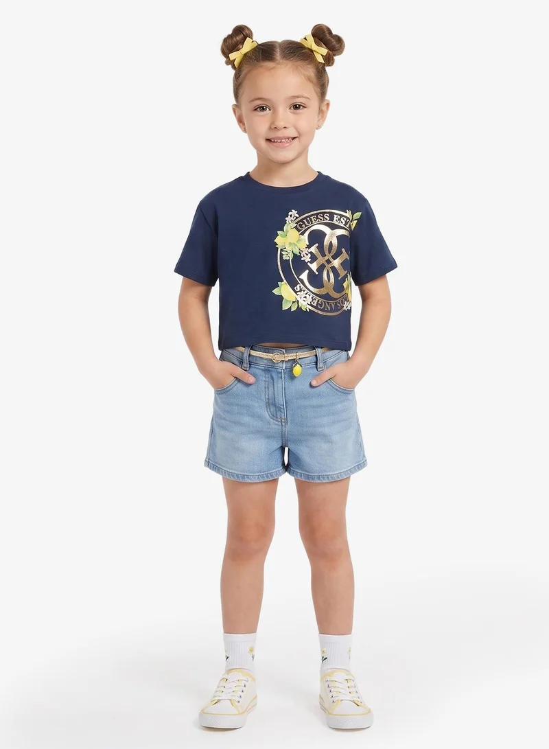 GUESS Youth Graphic Crew Neck T-Shirt