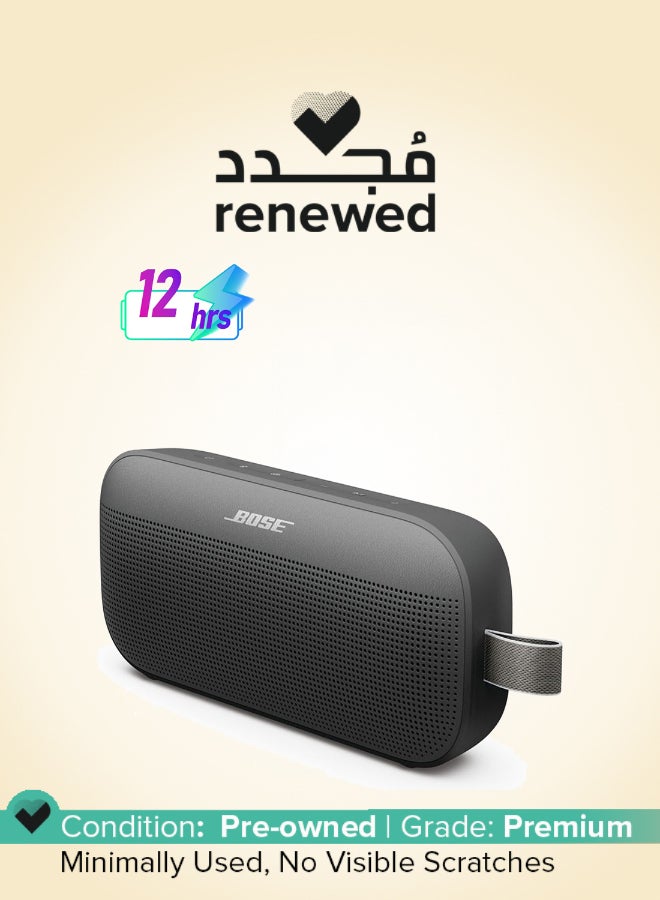 بوز Renewed - SoundLink Flex Portable Bluetooth Speaker (2nd Gen) black - Image 1