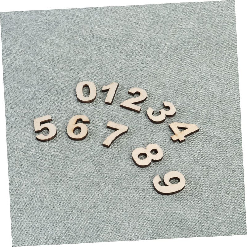 Self Adhesive Wooden Number Props For Mailbox Photo Booth Home Decor - Image 4