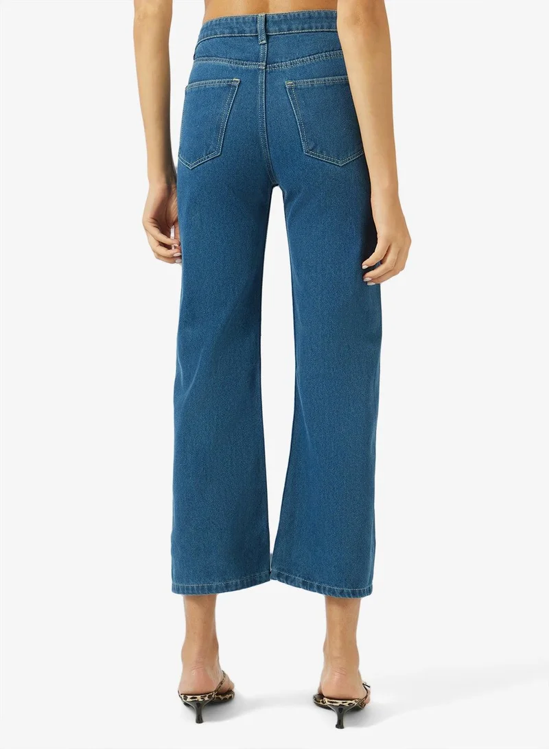 Ginger  Distressed High Rise Straight Fit Jeans for Women | Best Price UAE
