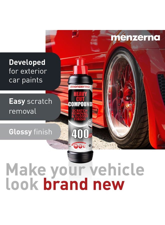 Menzerna Scratch Remover Set - Aluminum Oxide, Medium Grit 400, 2 Pack - Car Scratch Remover - Image 5