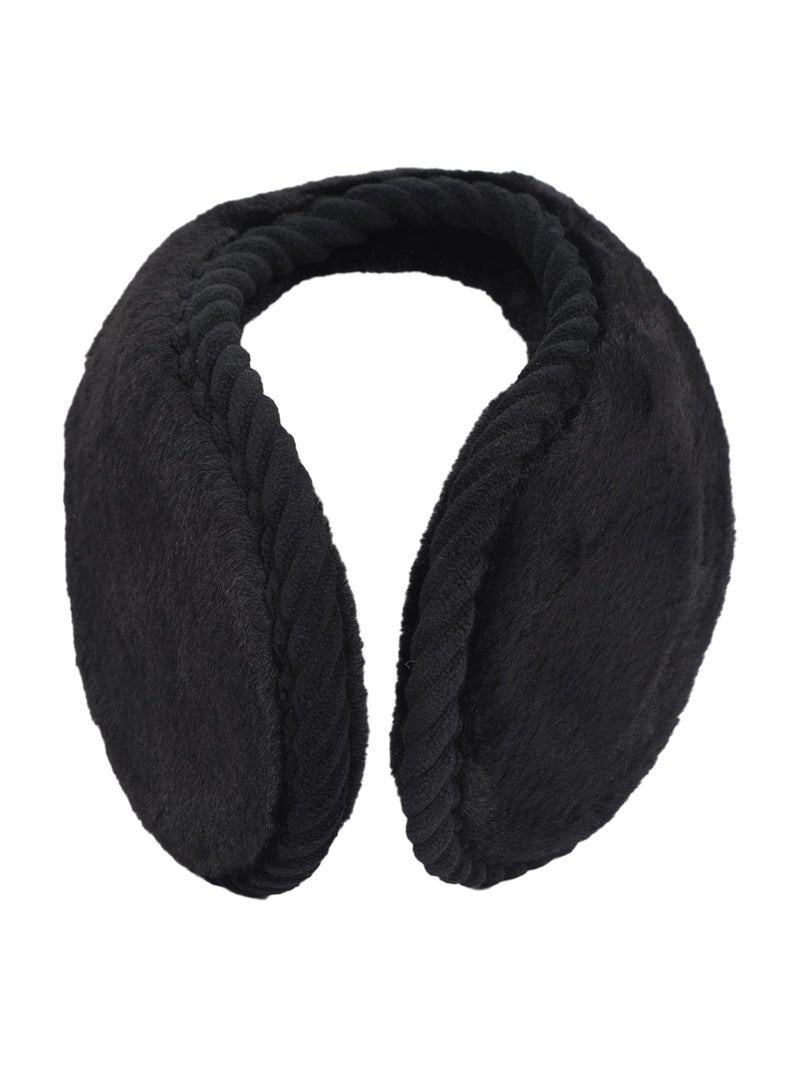 FabSeasons outdoor earmuff/ear earmer/ear cap with faux fur on the inside for Men & Women - Image 5