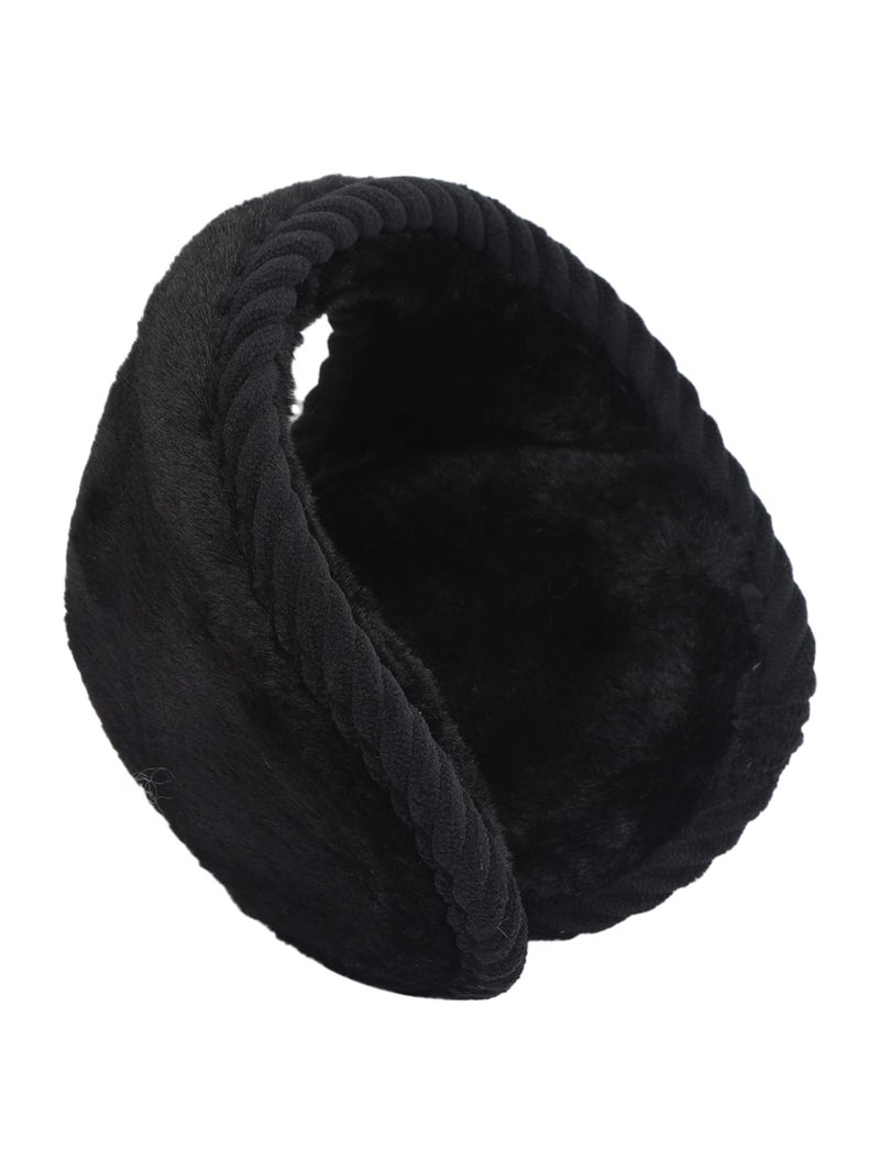 FabSeasons outdoor earmuff/ear earmer/ear cap with faux fur on the inside for Men & Women - Image 4