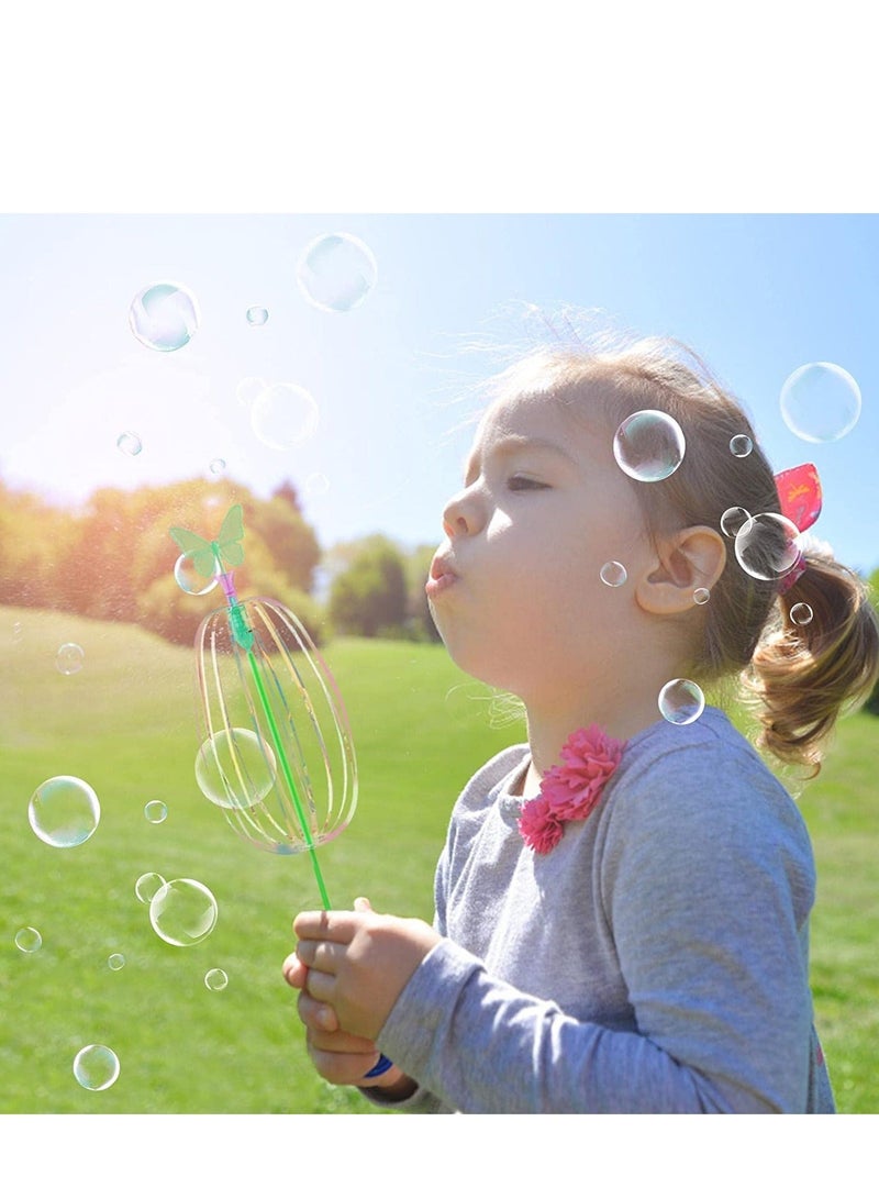 واي آند دي Bubble Wands for Kids Variety Magic Twist Wand Lights Up Colorful Twists Flower Party Favor 20Pcs(Random Style) - Image 5