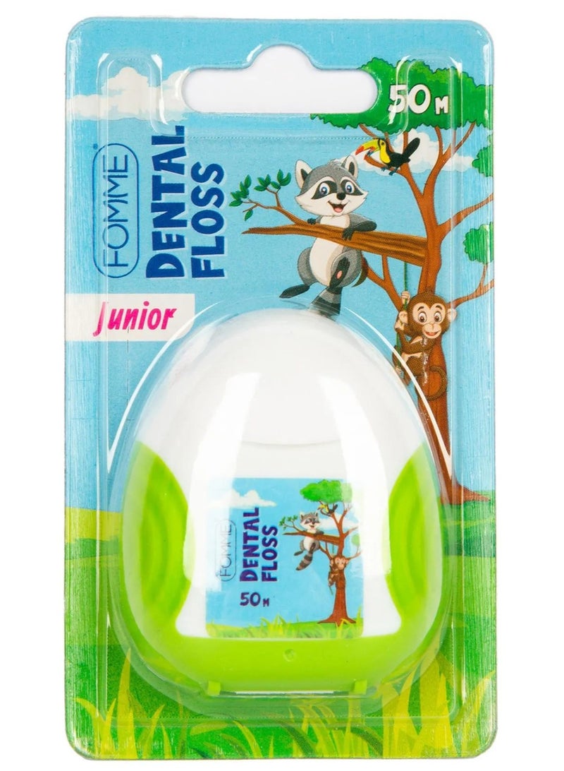 FOMME Junior Dental Floss 50m - Image 1