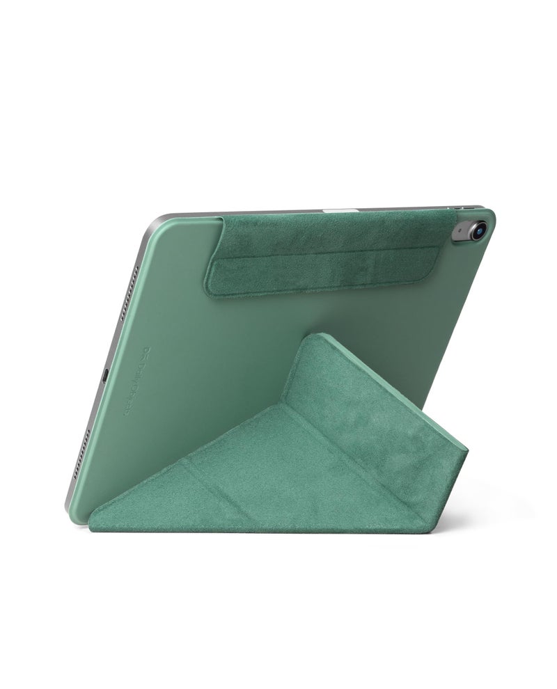 DailyObjects Sage Green Pleat Y-Fold Magnetic iPad Case for iPad Air 11 (M2) 2024 11 Inch - Image 3