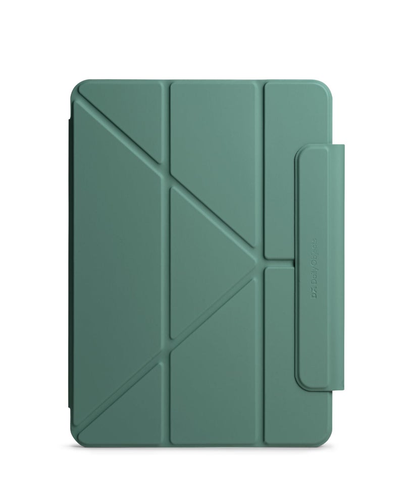DailyObjects Sage Green Pleat Y-Fold Magnetic iPad Case for iPad Air 11 (M2) 2024 11 Inch - Image 1