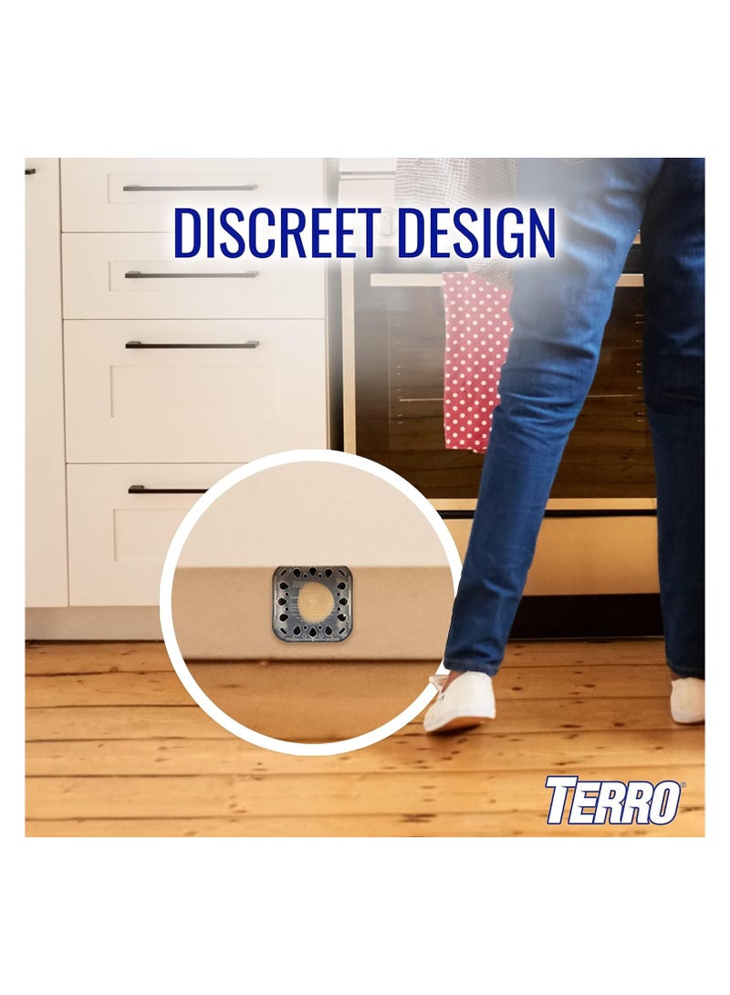 محطات طُعم الصراصير متعددة الأسطح الداخلية TERRO T500 - قاتل الصراصير الداخلي، 6 محطات طُعم، أسود - Image 3