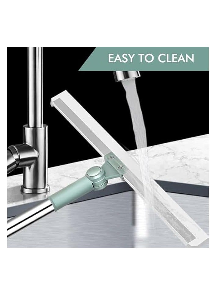 erorex Floor Squeegee with Telescopic Handle 78–126CM, Heavy Duty Squeegee for Floor, Squeegee Broom for Tiles, Garage, Deck, Bathroom, Window - Image 3