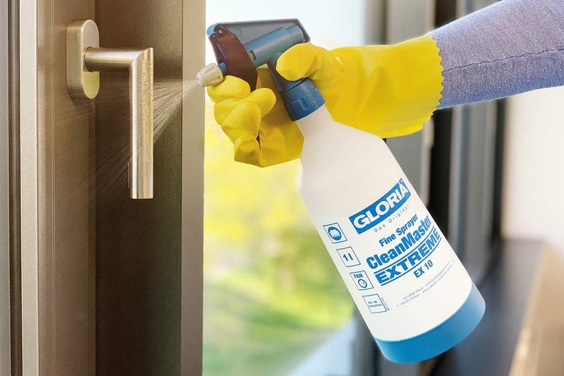 Gloria CleanMaster EXTREME EX 10 Fine Sprayer | For Cleaning and Disinfection | Compact Hand Sprayer | 1 Litre Filling Capacity | For Agents with pH value 4-11 | Oil-Resistant - Image 1