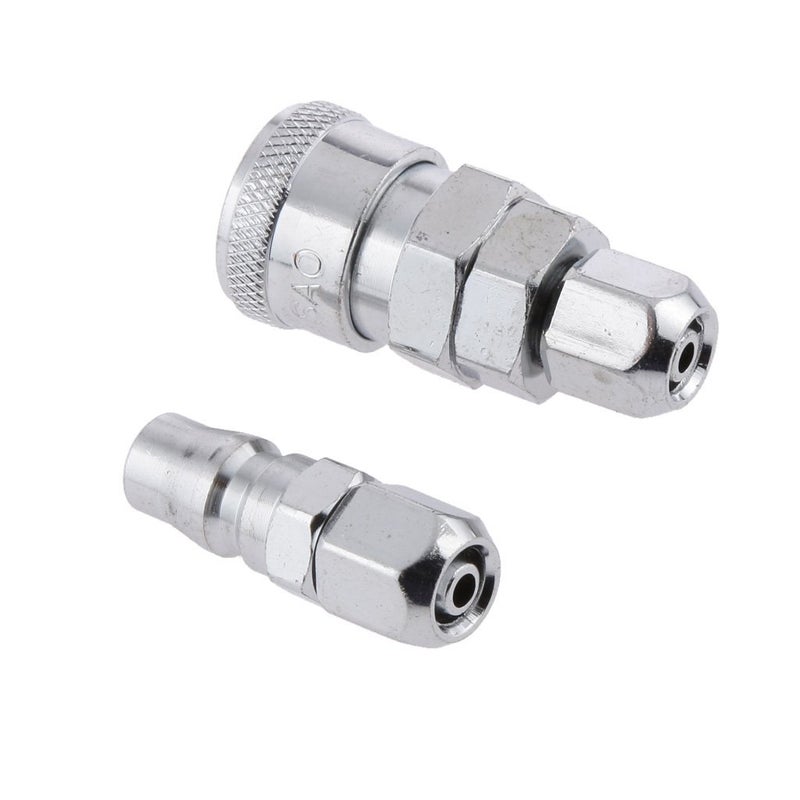 HOSEMART Pneumatic Quick Connector PP20 + SP20 8mm OD Air Pipe Line Hose Quick Fittings Coupler - Image 4
