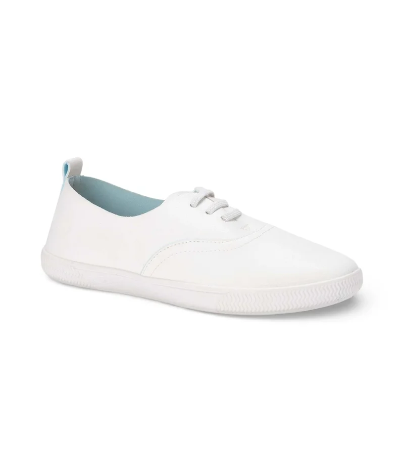 Bata Minimal Lace‑Up Casual Sneakers
