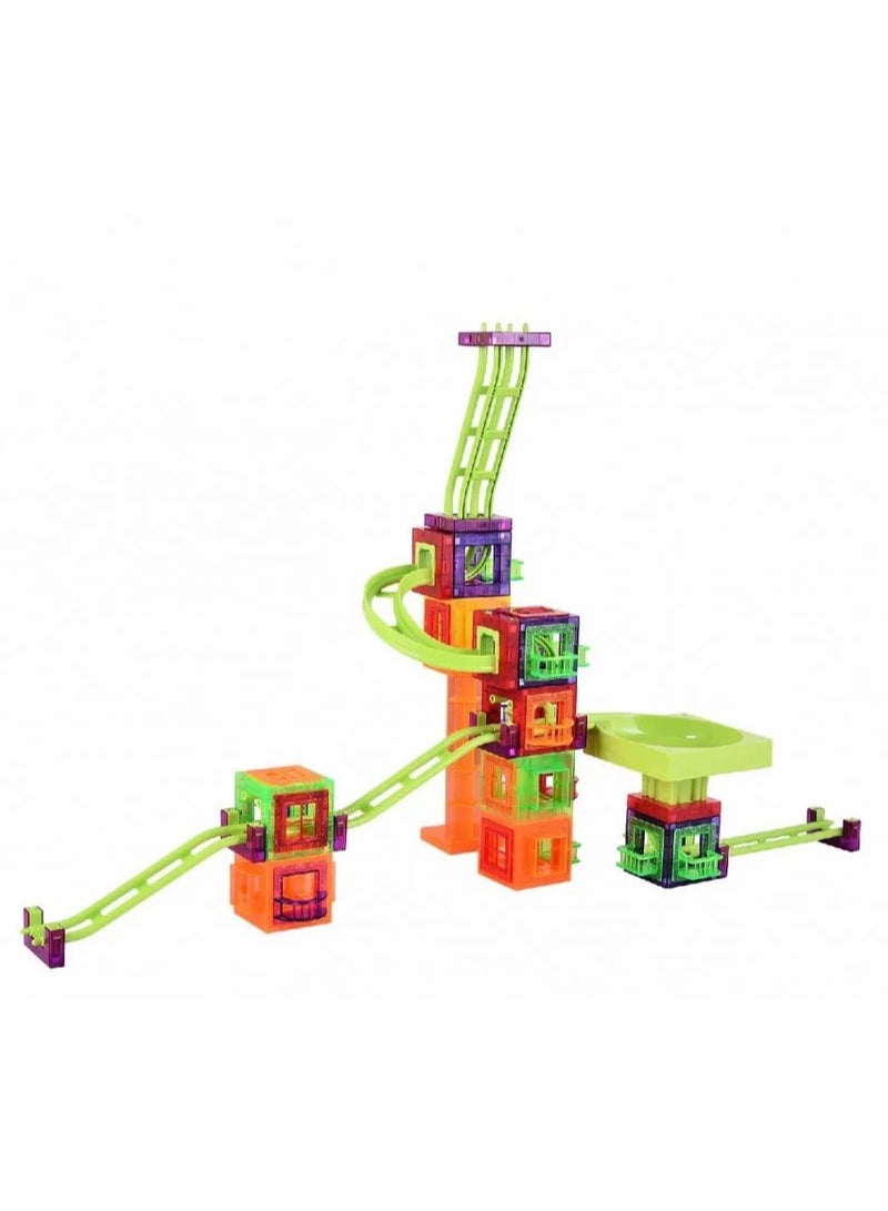 3D Magnetic Building Cube Set – STEM & Creative Construction Toy – 40+ Pieces - Image 2