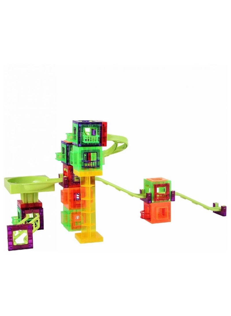 3D Magnetic Building Cube Set – STEM & Creative Construction Toy – 40+ Pieces - Image 3