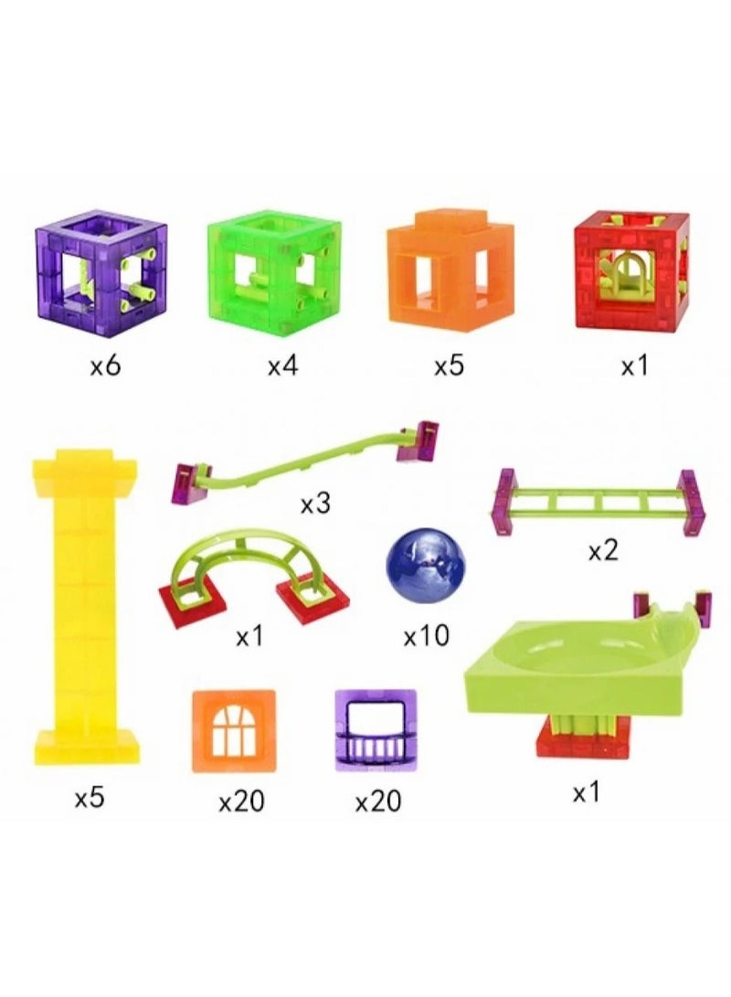 3D Magnetic Building Cube Set – STEM & Creative Construction Toy – 40+ Pieces - Image 4