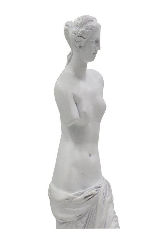 KIKITOY Venus de Milo Statue - Handcrafted Resin Sculpture 11 Inch Tall White Greek Goddess Art | Museum Replica for Home Decor, Office Desk, Bookshelf Display | Roman Aphrodite Mythology Decor - Image 5