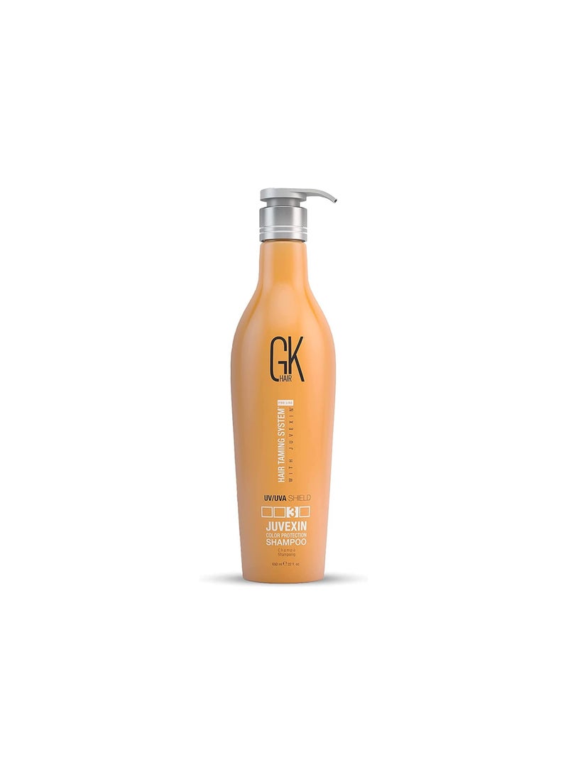 GK Hair Global Keratin UV Color Shield Shampoo Deep Cleansing Color Sun Heat Protection For Color Treated Dry Damage Frizzy Hair No Sulphate No Paraben - Image 1