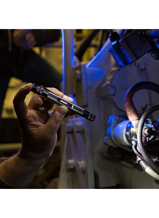 Coast G19 54 Lumen Inspection Beam LED Penlight with Adjustable Pocket Clip and Consistent Edge To Edge Brightness Black - Image 5