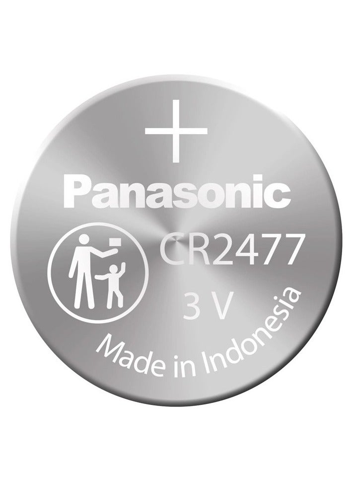 Panasonic 1-Piece Panasonic CR2477 Lithium 3V Indonesia Battery - Image 1