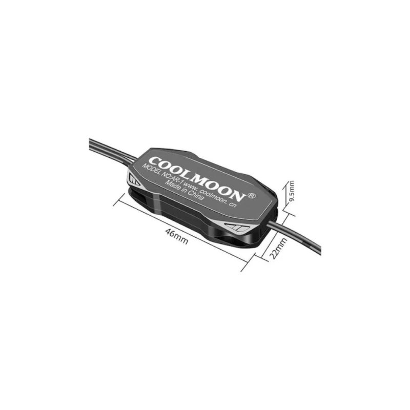 ARGB Controller SATA Powered 5V 3Pin LED Lighting Compatible with RGB Fans - Compact Design for Desktop Computer Setup - Image 5