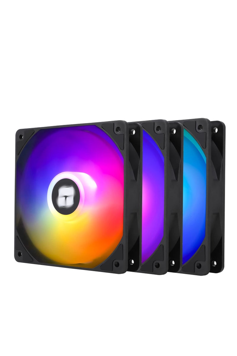 Thermalright Thermalright TL-C12C-S X3 ARGB Case Cooler, 120mm Silent Computer Fan with S-FDB Bearing, up to 1500RPM Cooling Fan（3 Quantities） - Image 1