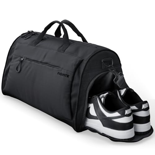 FIGHTR® Sports bag & travel Duffel bag for men and women - with shoe compartment & wet compartment - bag for sports, fitness & travel - Image 1
