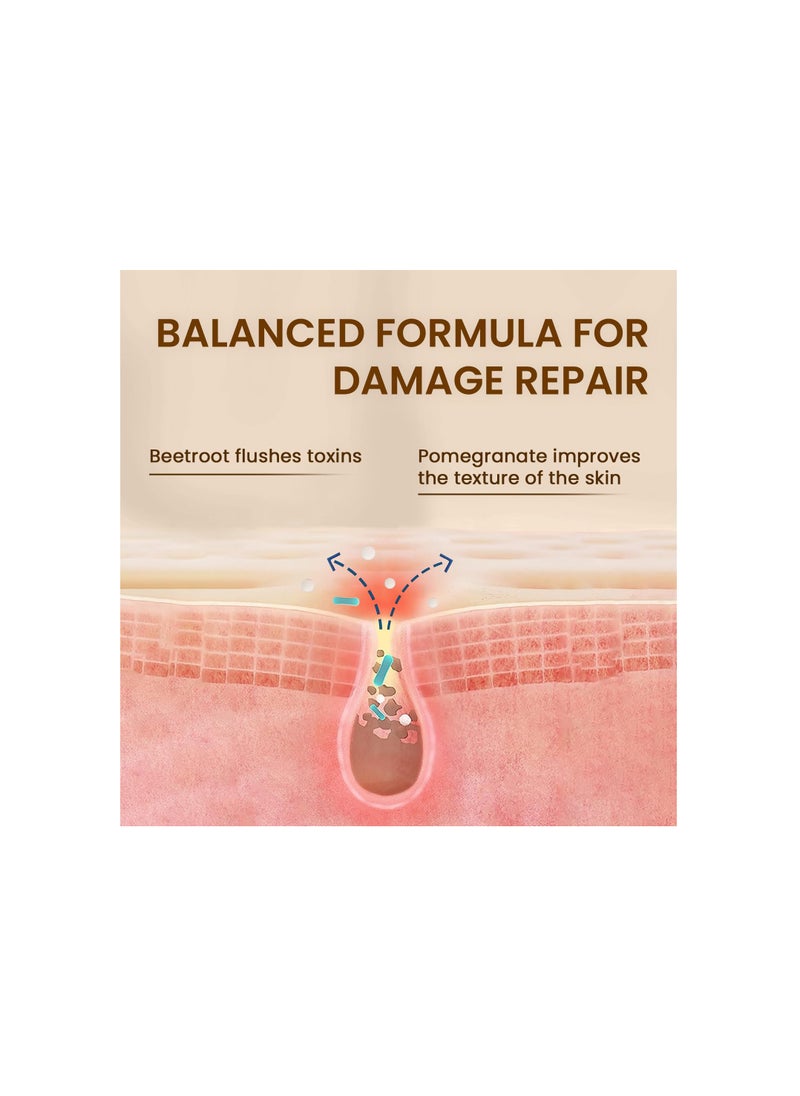 Skin Story Clean Beauty The Skin Story Pore Cleansing Foaming Face Wash Gentle Repairs Damage Skin With Beetroot And Pomegranate Sulphate Free  - Image 3