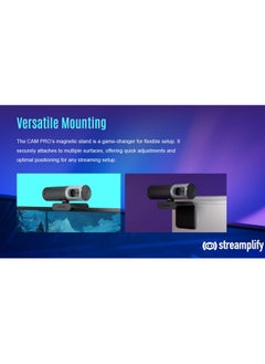 INFINIARC Streamplify K/30fps, 8.5M pixel sensor, includes a 105° wide-angle view, Rotating shutter cover Webcam Pro  - Image 3