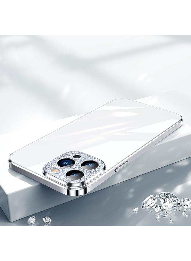 SULADA Case For iPhone 11 Pro Max Diamond Lens Protector Plated Frosted Case - Image 2