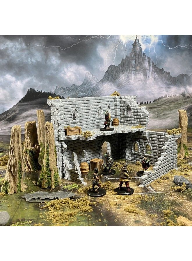 Extruded Gaming Building Ruins Set 2A - Image 3