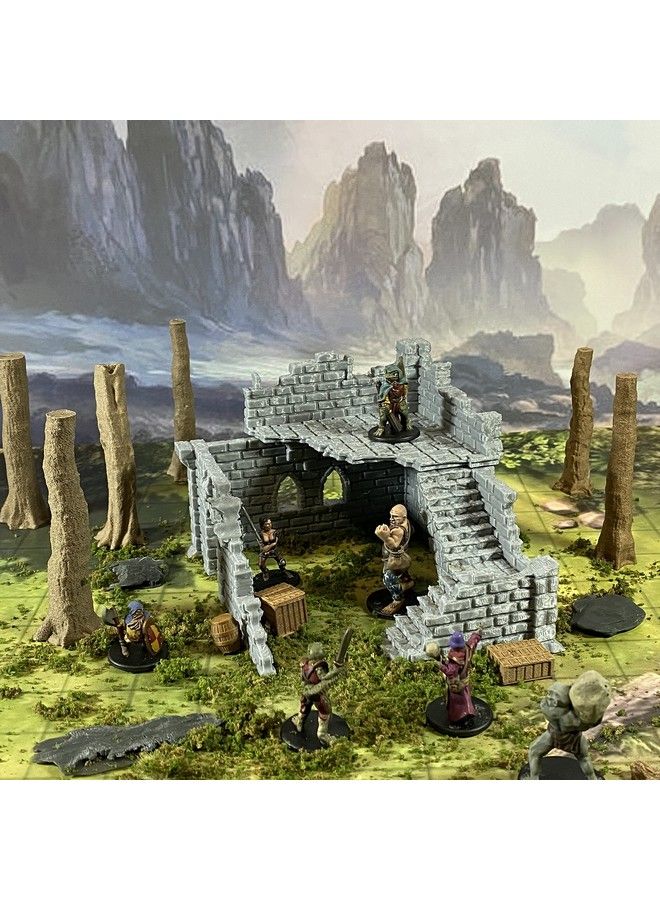 Extruded Gaming Building Ruins Set 2A - Image 4