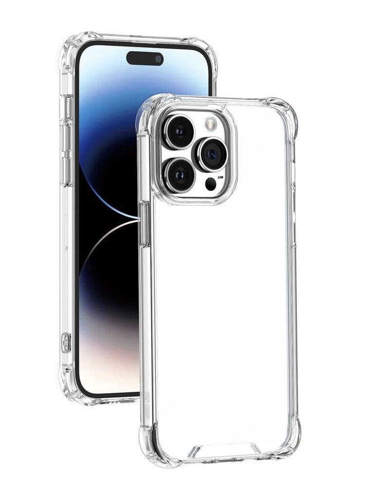 Green Lion Anti-Shock Case for iPhone 15 Pro Max - Clear - Image 1